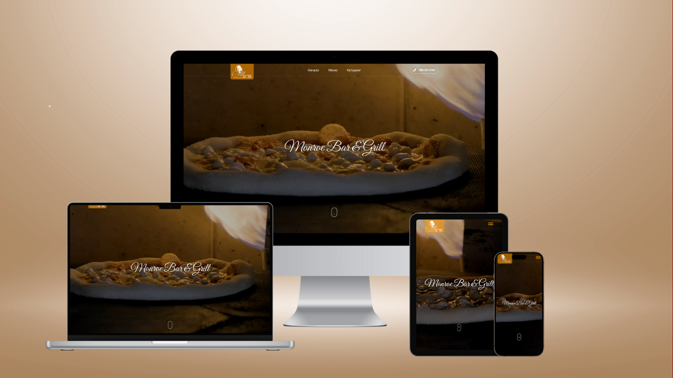 Monroe Bar & Grill mockup